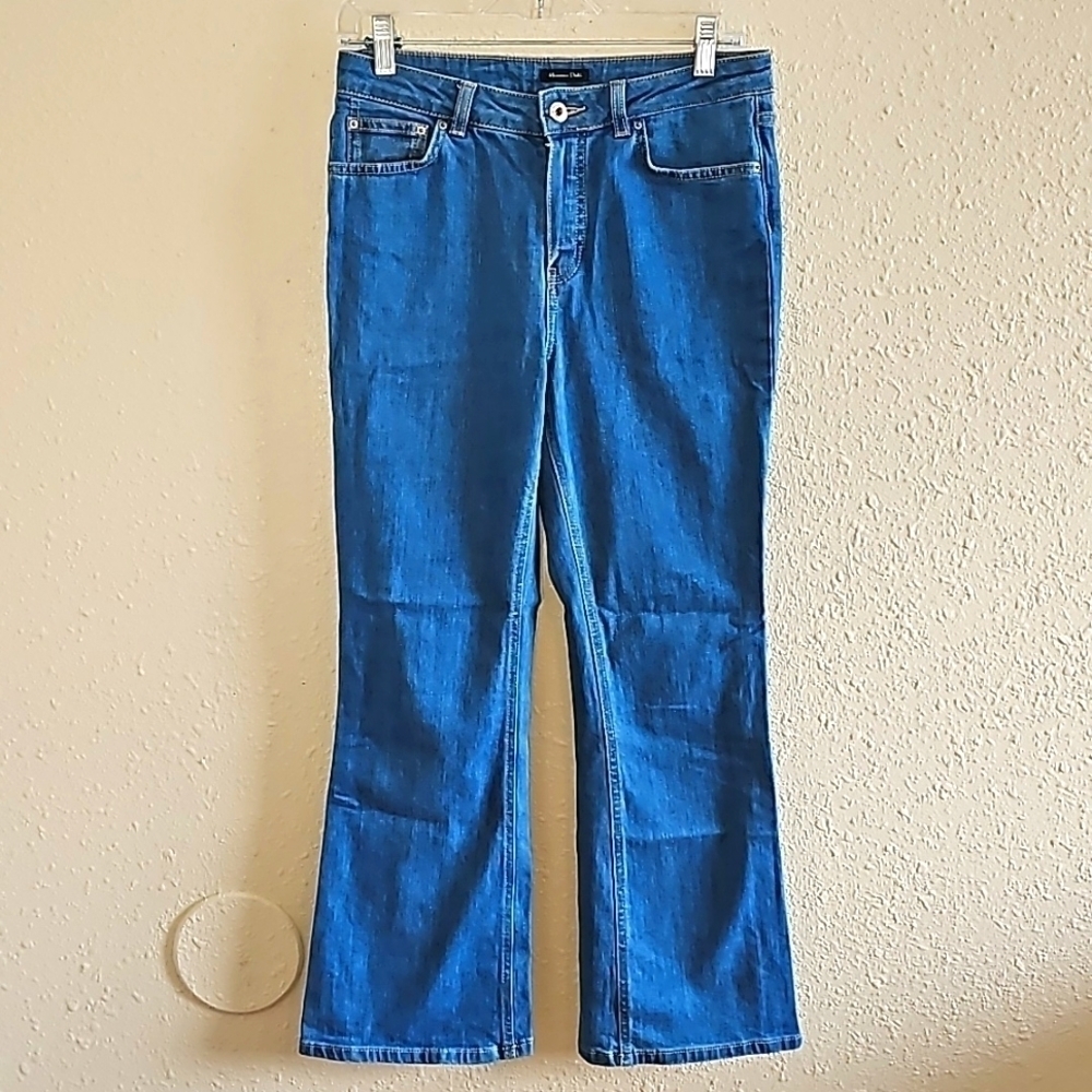 Massimo Dutti Flare Blue Jeans